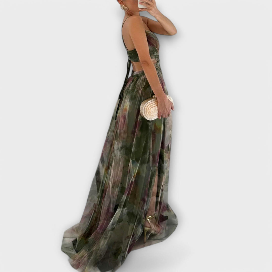 Annai Mesh Maxi Dress™ | Elegant and Figure-Hugging