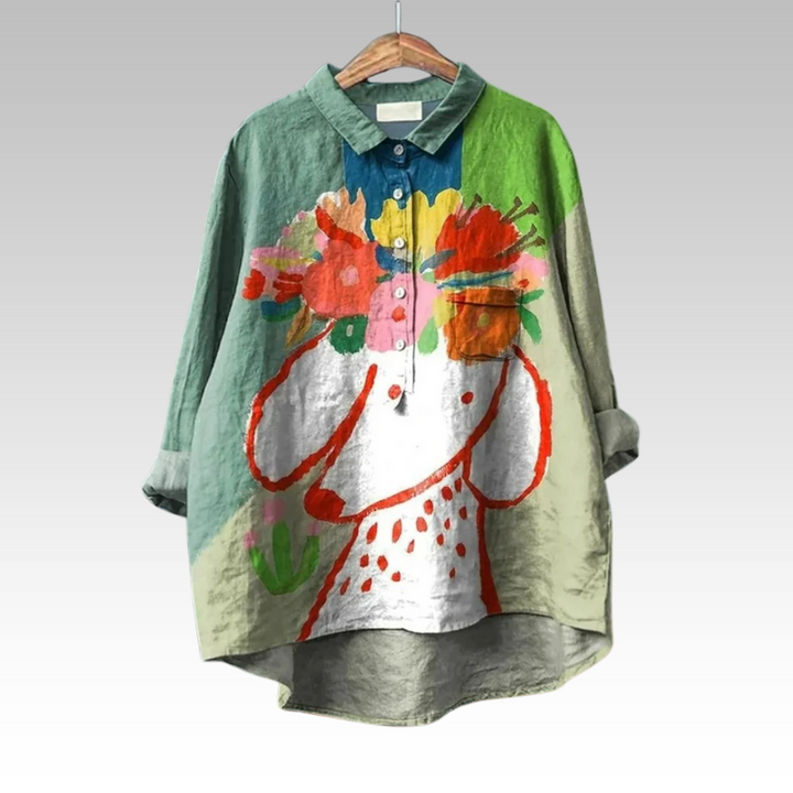 Meike | Klassieke Bloemenblouses