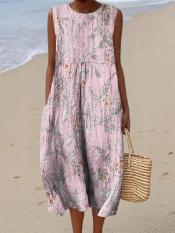 Lily%E2%84%A2 Striped Pastel Midi Dress main image 0