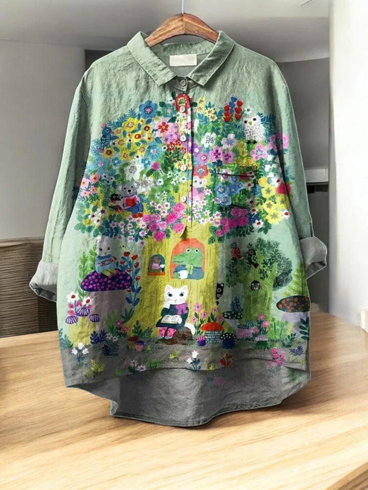 Ottilie | Klassieke Bloemenblouses