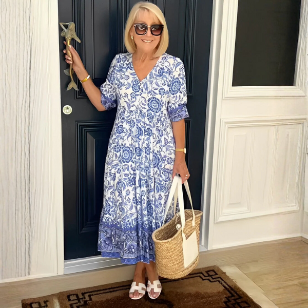 Keisha | Graceful V-Neck Floral