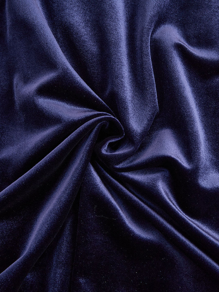 Elissa | Navy Blue Long-Sleeve Midi Dress