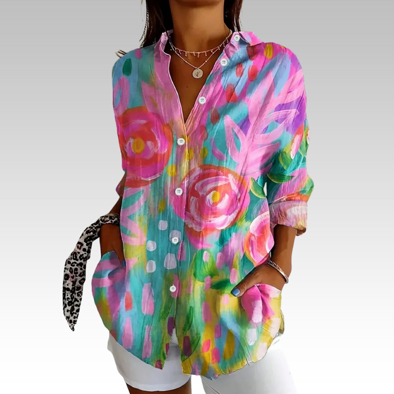 Nadine | Bluse mit verspieltem Print