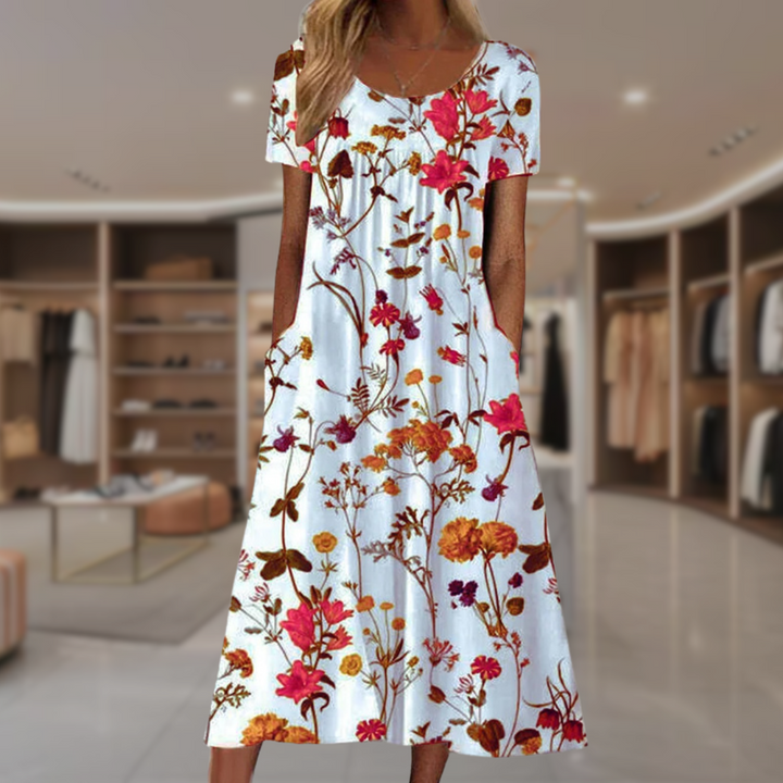 Amara | Elegant Floral Dress