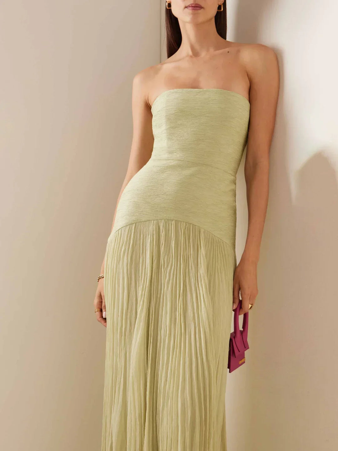 Malia | Draped Dress & Airy Elegance