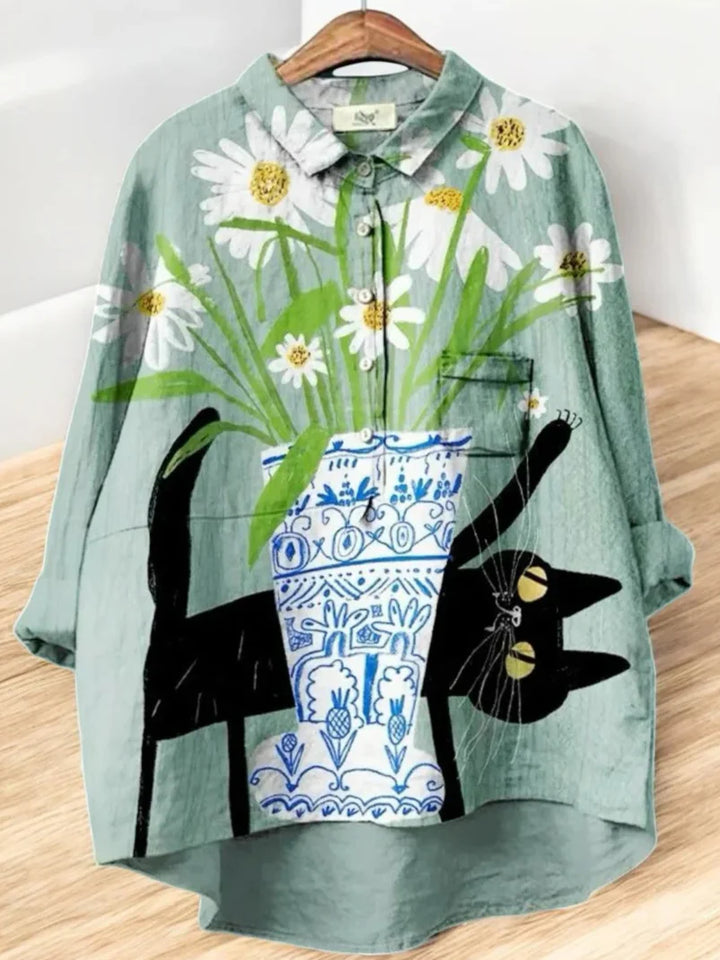 Erna | Klassieke Bloemenblouses