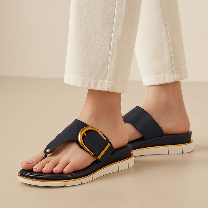 Sienna™ | Cushioned Buckle Sandals