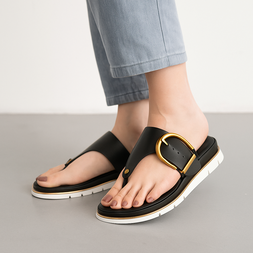 Sienna™ | Cushioned Buckle Sandals