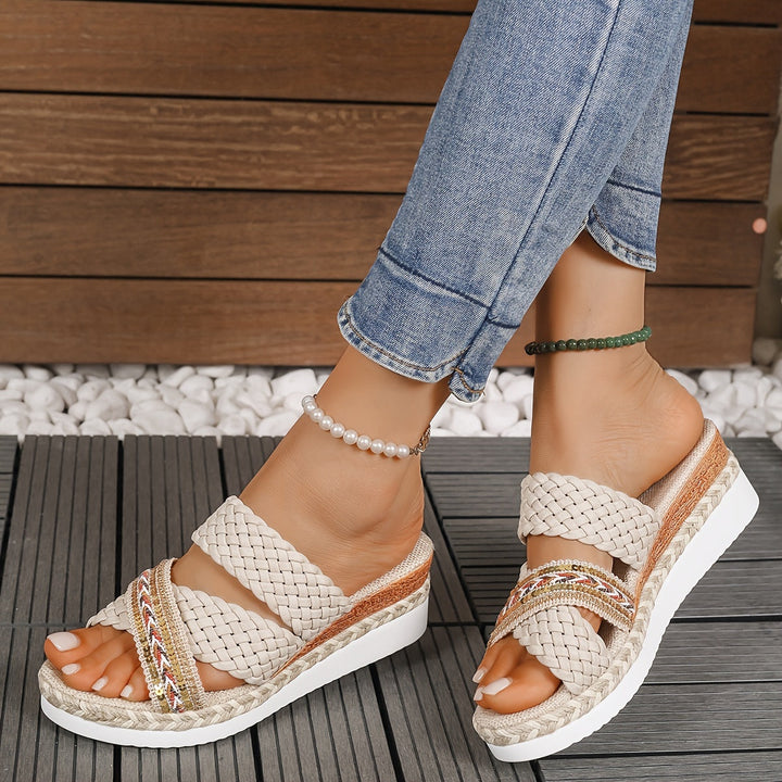 Serena™ | Stylish Woven Rope Sandals