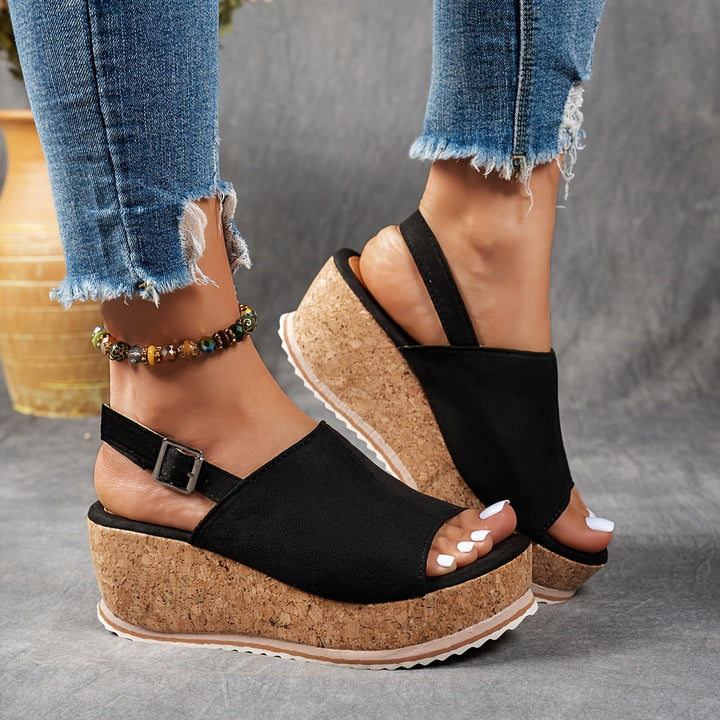 Luna™ | Platform Buckle Sandals