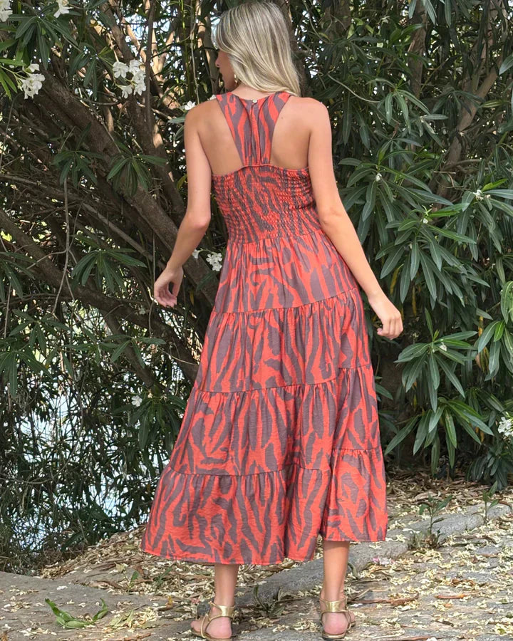 Clara | Long Halter Dress