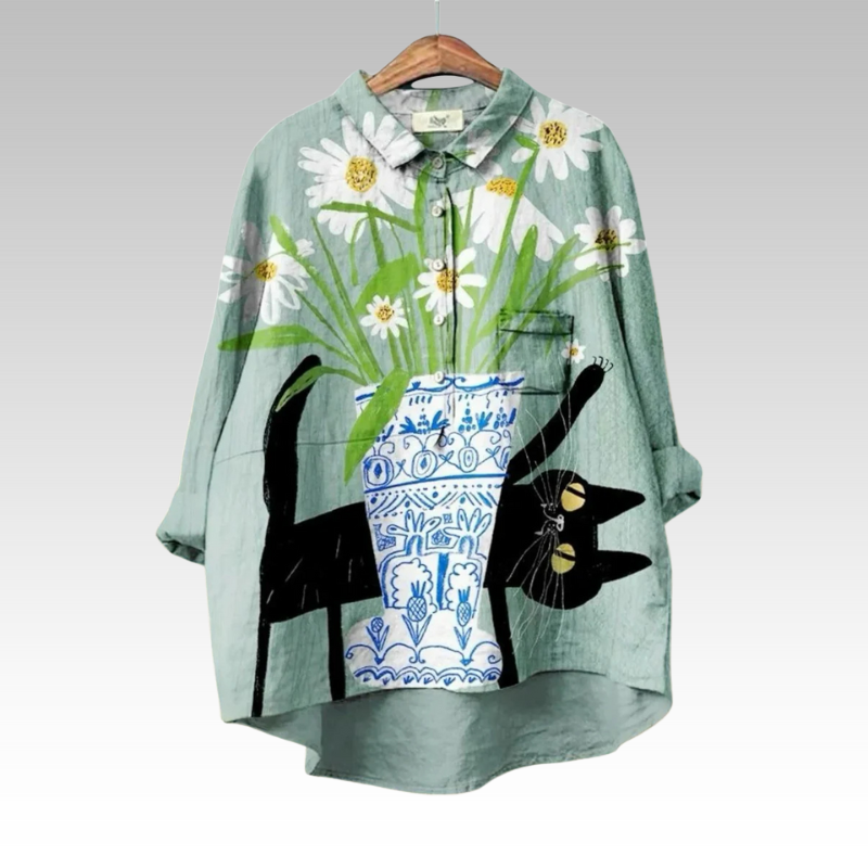 Erna | Klassieke Bloemenblouses