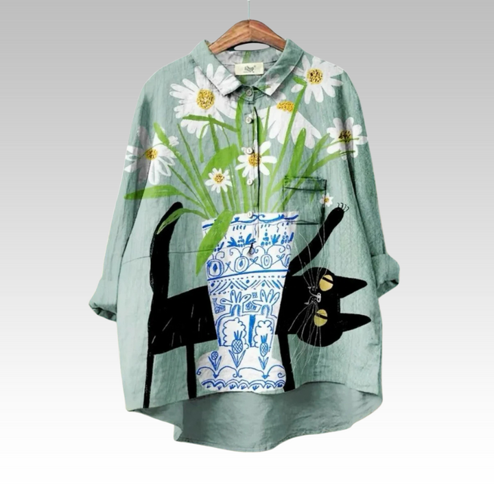 Erna | Klassieke Bloemenblouses
