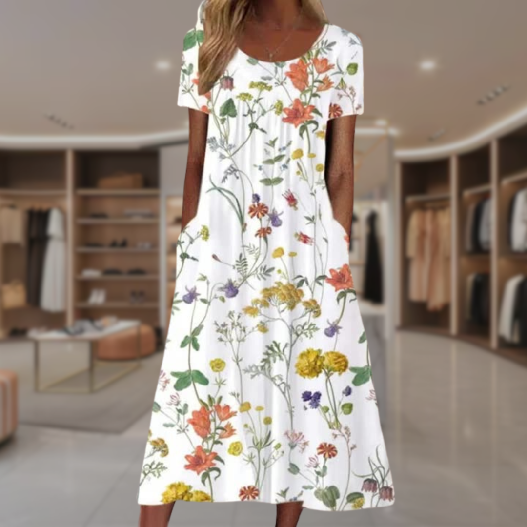 Amara | Elegant Floral Dress