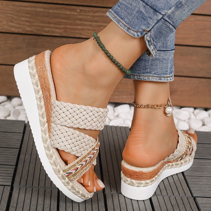 Serena™ | Stylish Woven Rope Sandals