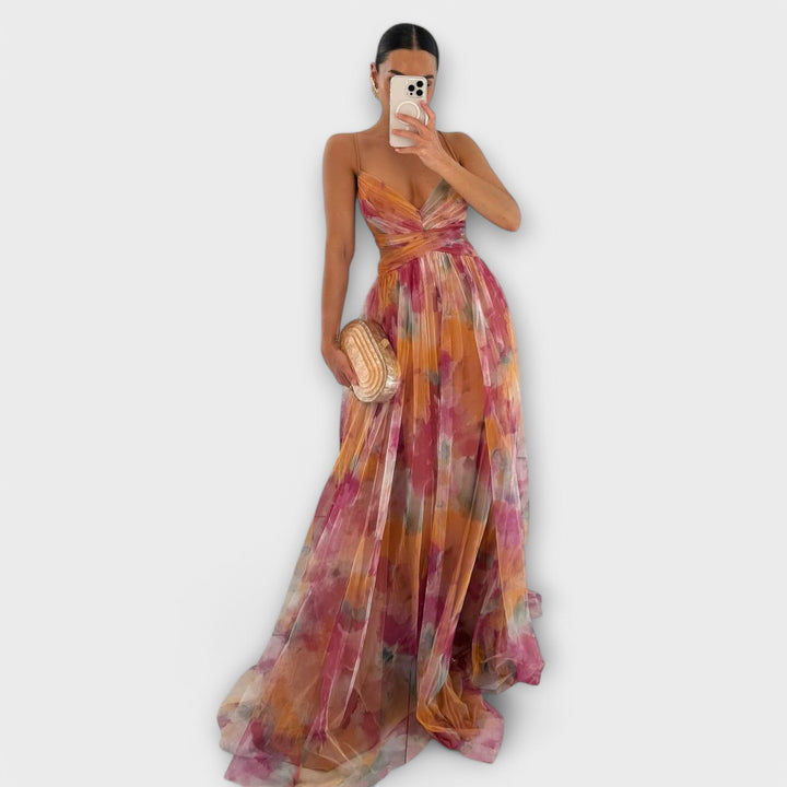 Annai Mesh Maxi Dress™ | Elegant and Figure-Hugging