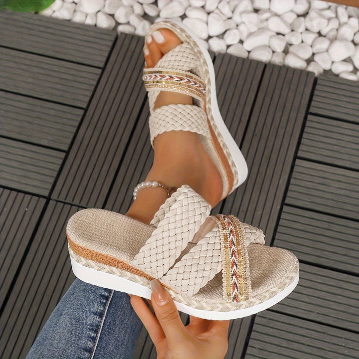 Serena™ | Stylish Woven Rope Sandals