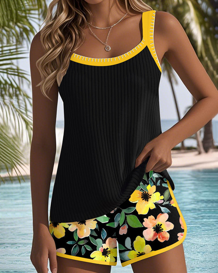 True Aussie™ | Two-Piece Elegant Tankini Set