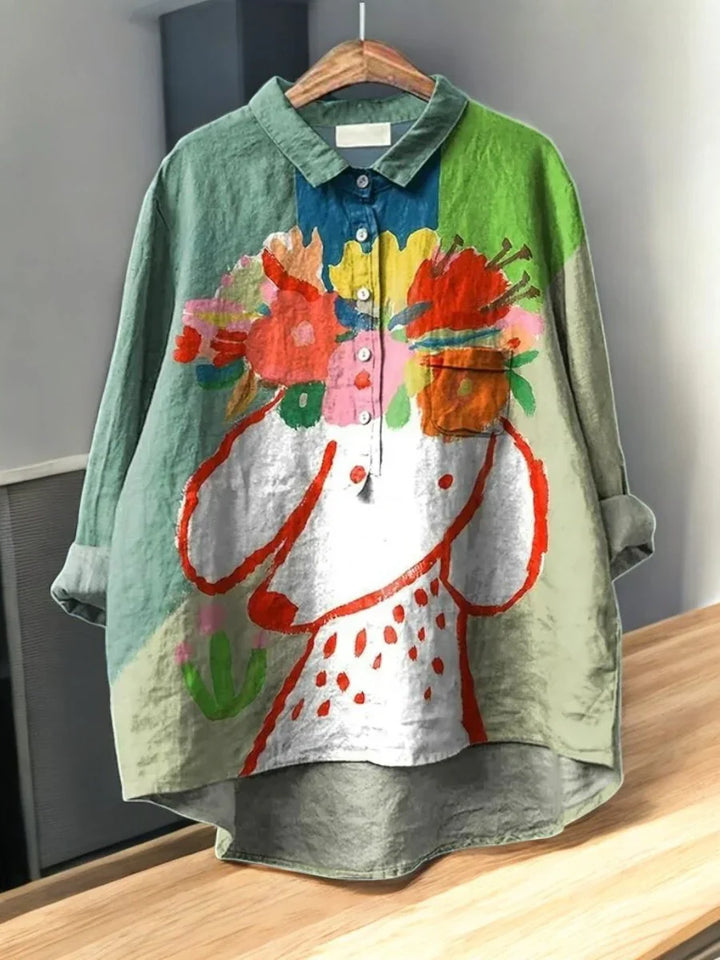 Meike | Klassieke Bloemenblouses