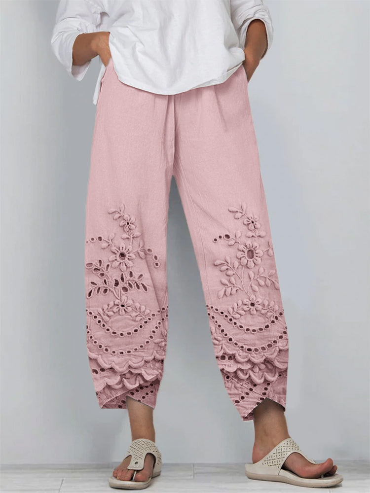 Elysia | Chic Lace Trousers