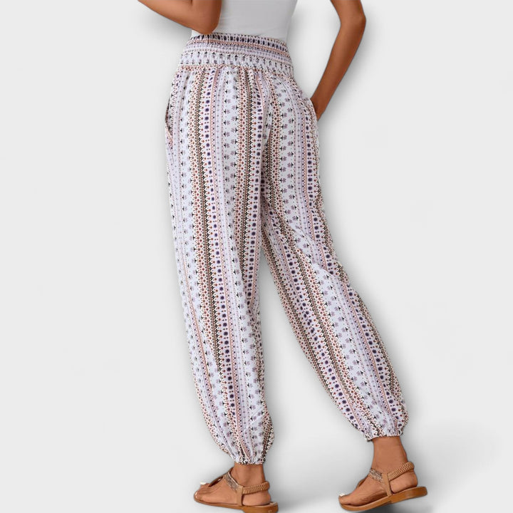 Pants with Ethnic Print