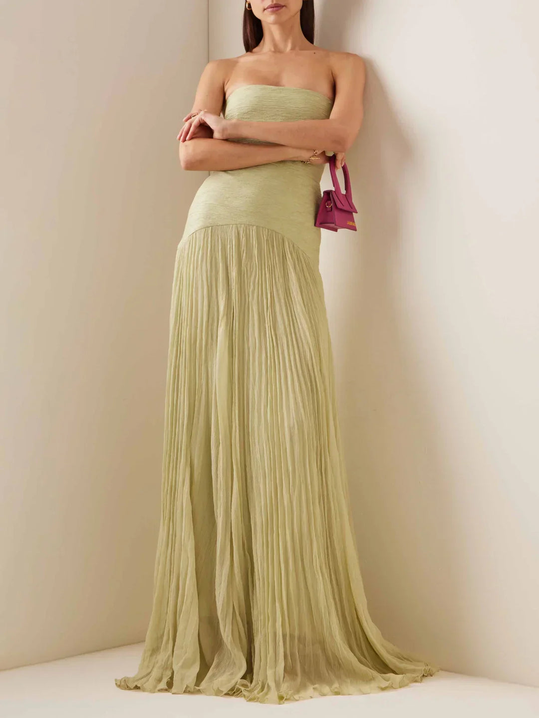 Malia | Draped Dress & Airy Elegance