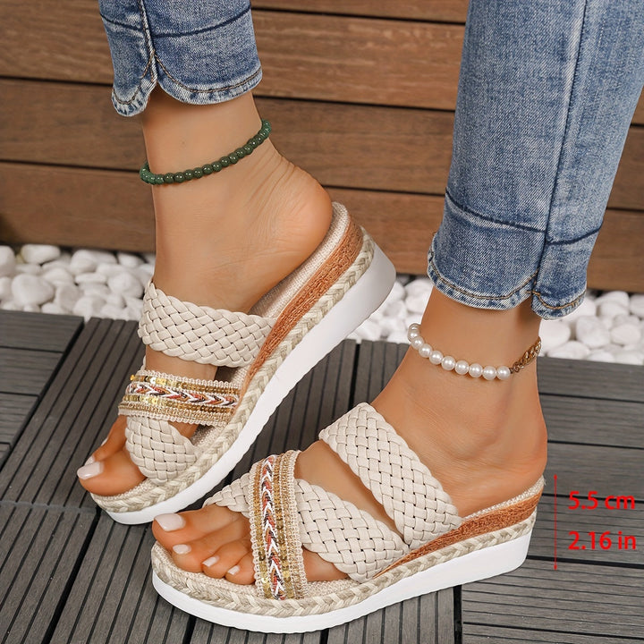 Serena™ | Stylish Woven Rope Sandals