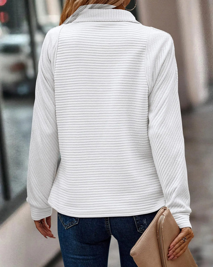 Viola™ | Elegant V-Neck Jumper