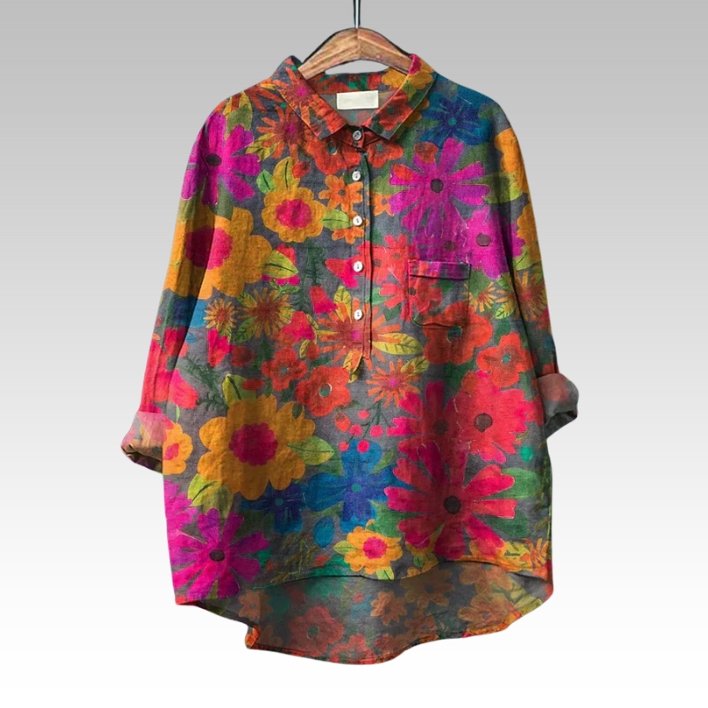 Jolanda | Klassieke Bloemenblouses