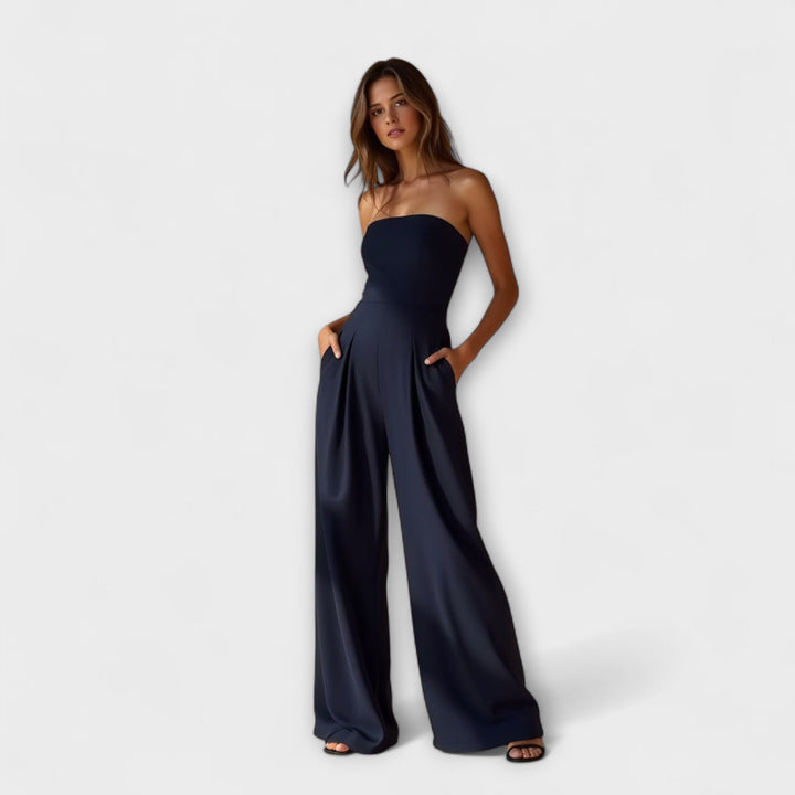 Amélie™ | Elegant Strapless Jumpsuit