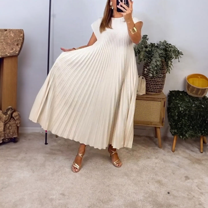 Justine | Striped Midi Dress