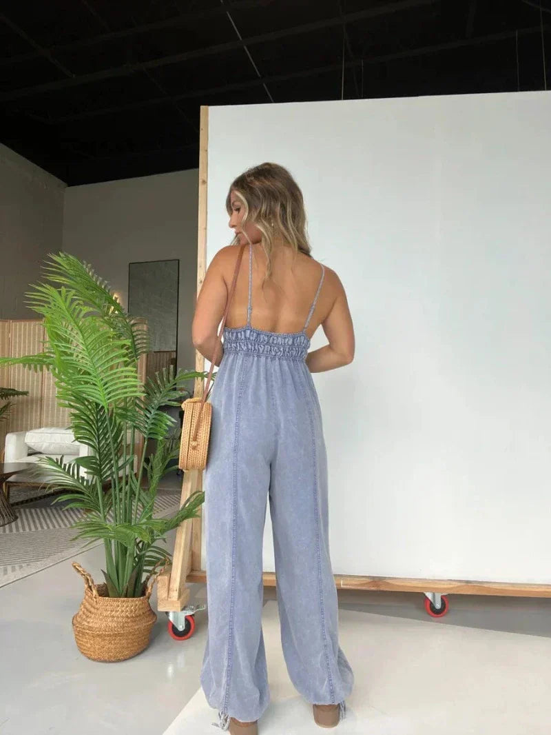 Élodie | Stylish Denim Jumpsuit