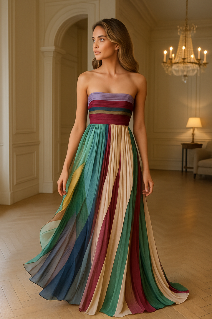 Flora | Colourful Maxi Dress