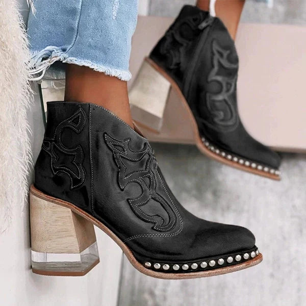 Sue™ | Norwich Embroidered Leather Boots