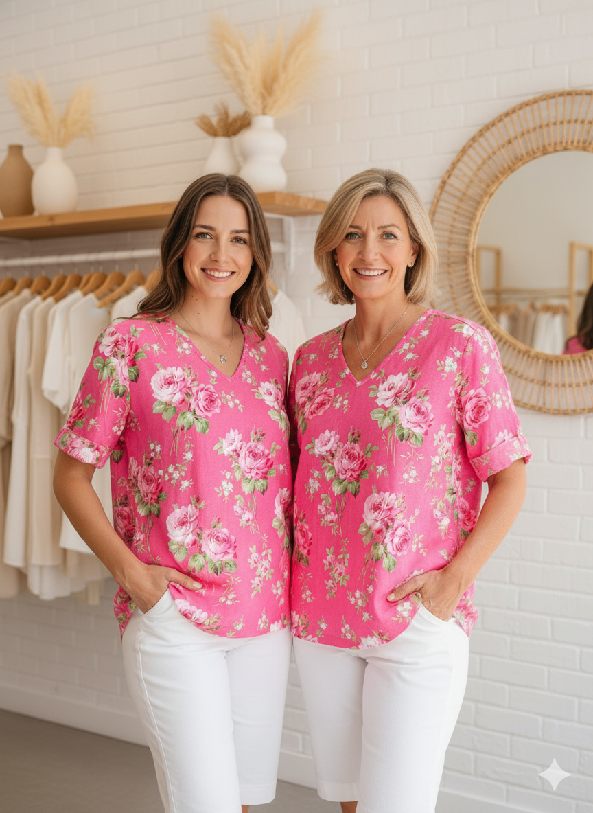 Lisa | Artistic Floral Shirt