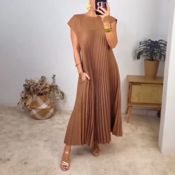 Julia | Striped Midi Dress