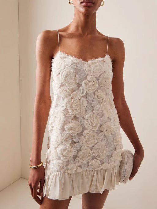 Liora | Black Dress & Floral Grace