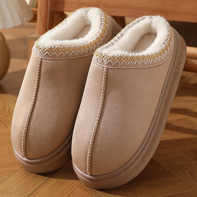 Layla™ Fluffy Platform Slippers