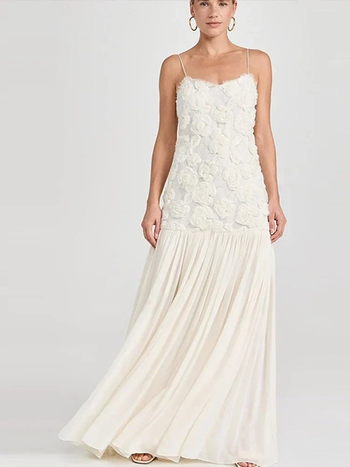 Liora | Black Dress & Floral Grace