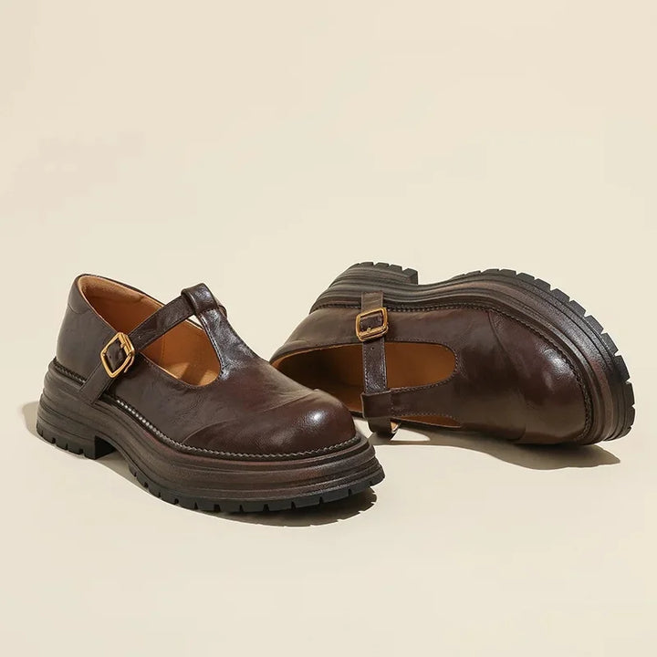 Mary Janes - Elegant Leather Shoe