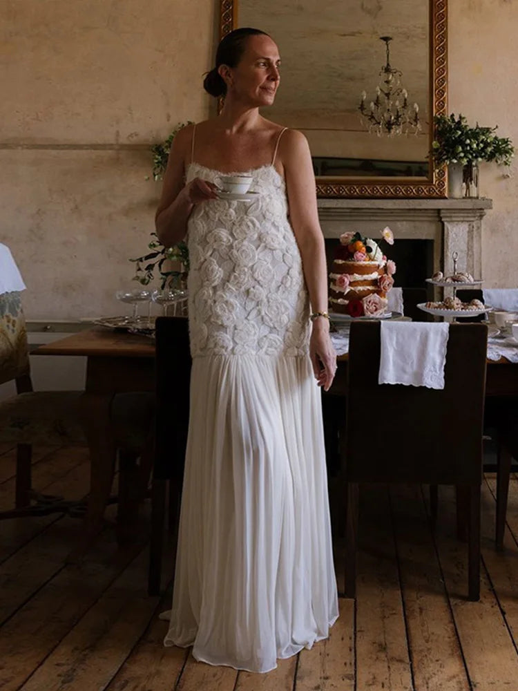 Liora | Black Dress & Floral Grace