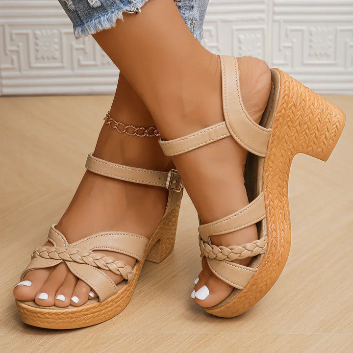 Gianna Classic Mid-Heel Sandals