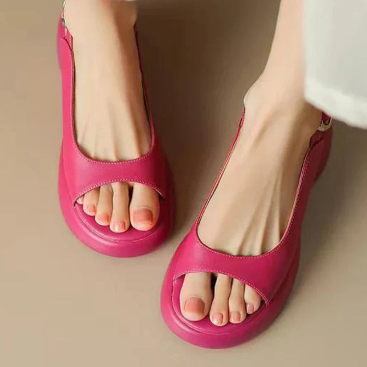 Ava™ | Platform Slip-On Sandals