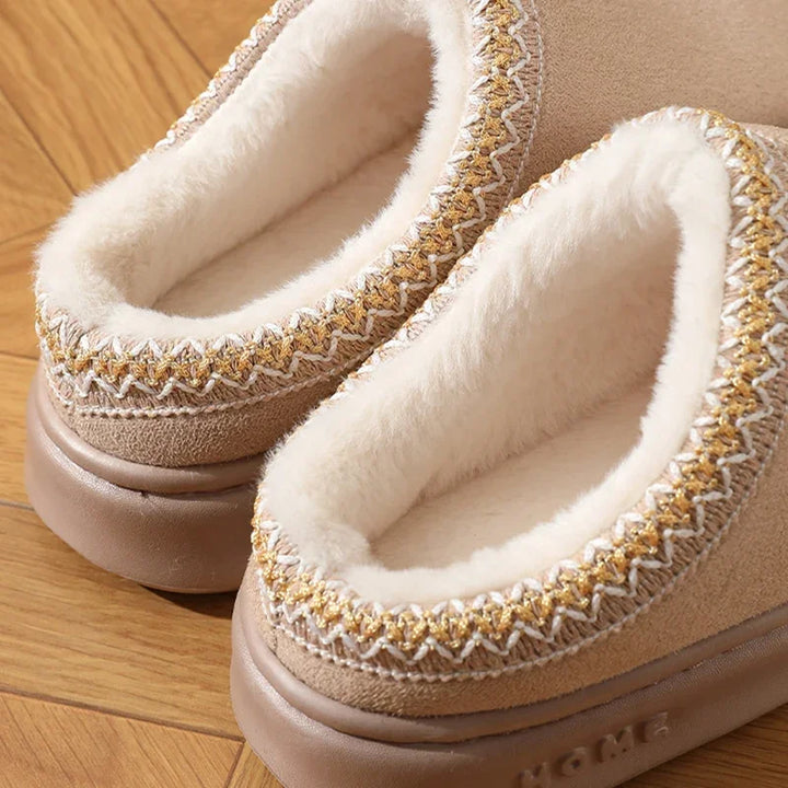 Layla™ Fluffy Platform Slippers