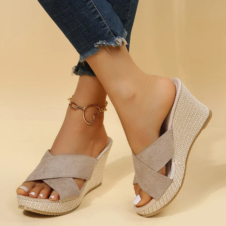 Jevie - Chic Wedge Heeled Sandals