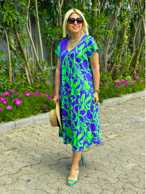 Judi | Elegant Floral Dress