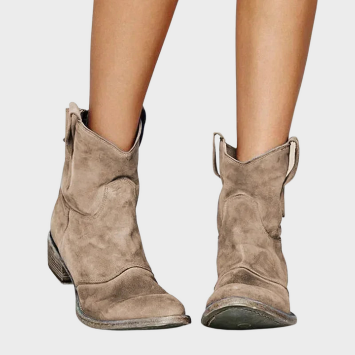 Rosalie™ - Vintage Cowboy Ankle Boots
