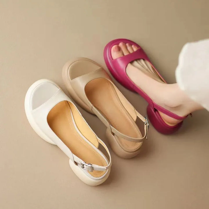 Ava™ | Platform Slip-On Sandals