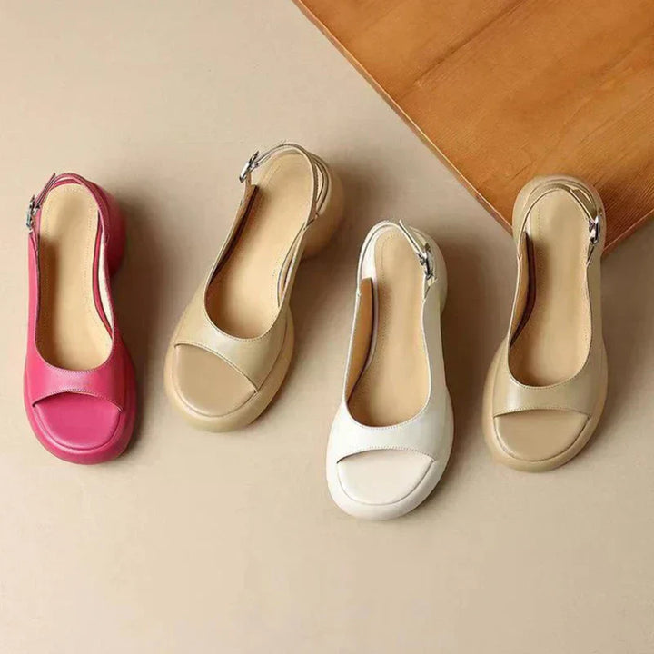 Ava™ | Platform Slip-On Sandals