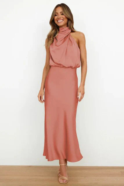 Zoe | Tailored Split-Front Midi Dress